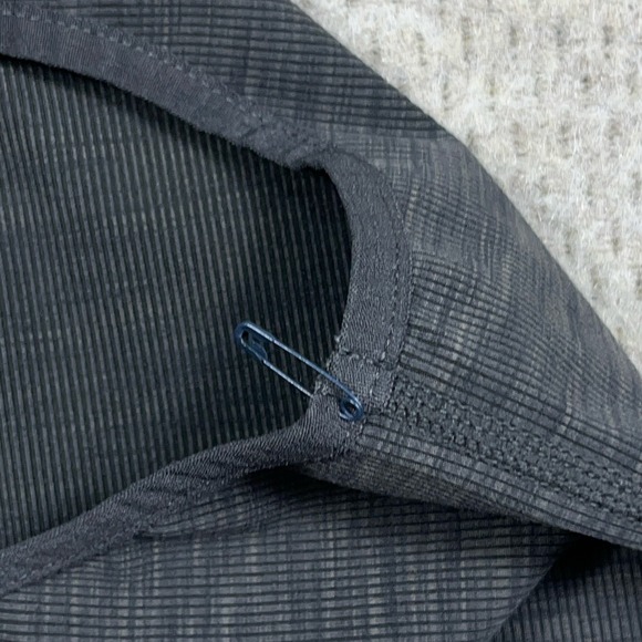 Marine Layer Tak Top Gray Women Small Gray Luxe Ribbed Textured Hiking Outdoor - Picture 6 of 12